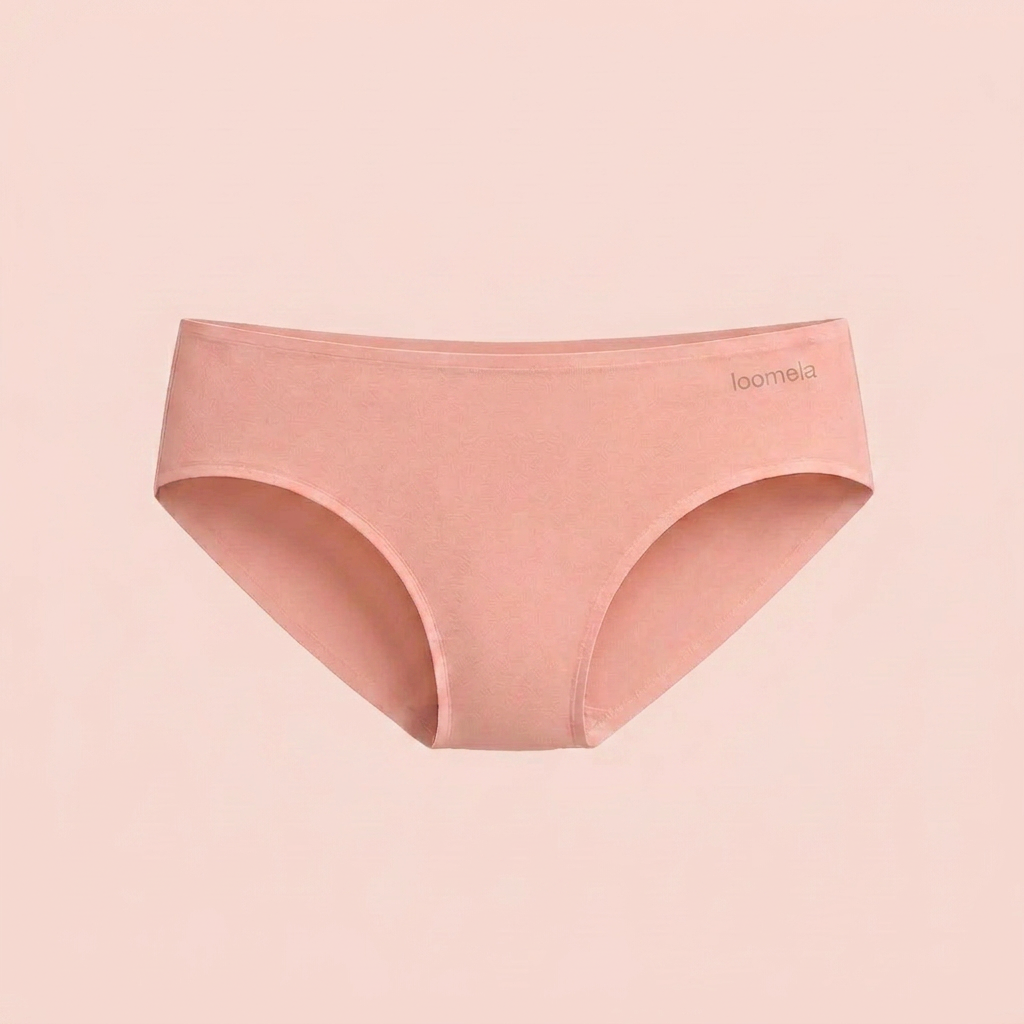 loomela Blush brief — front view